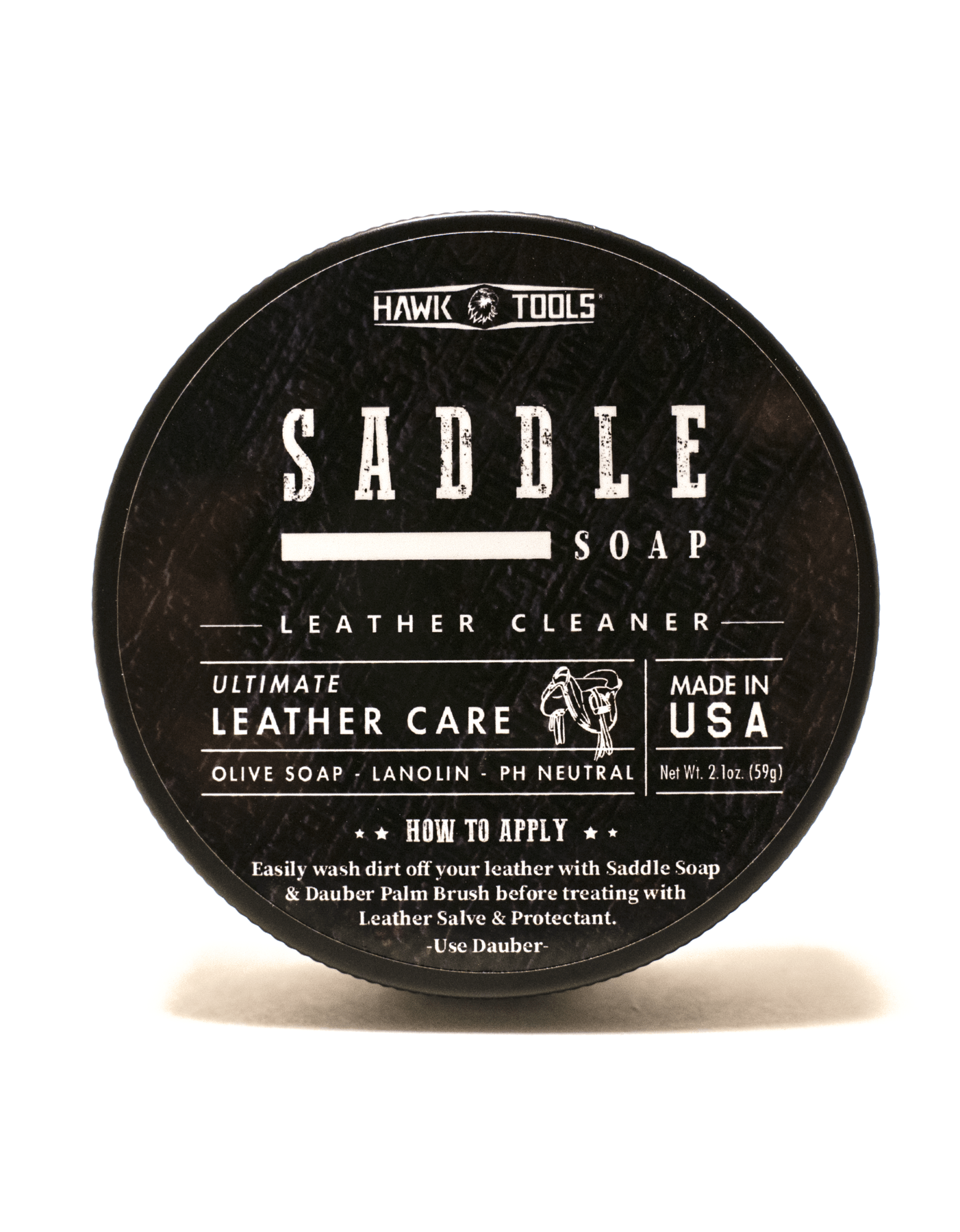 Saddle Soap | Exclusive Lanolin & Olive Soap | PH Neutral | Ideal 2.1oz